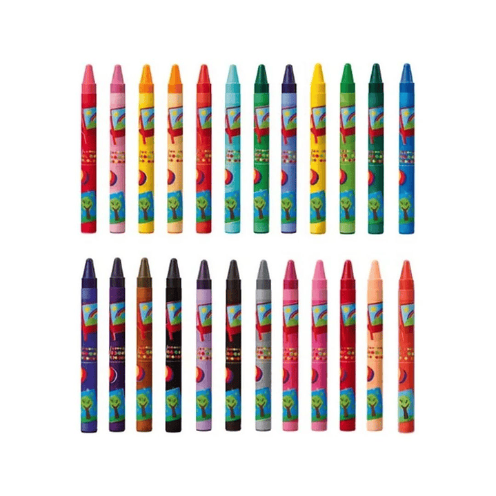Lápices de Cera Crayones Stabilo Yippy wax 24 Colores 3