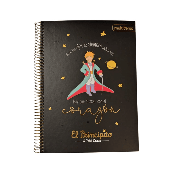 Pack 5 Cuadernos El Principito Carta (grande) 7mm 120hojas 7