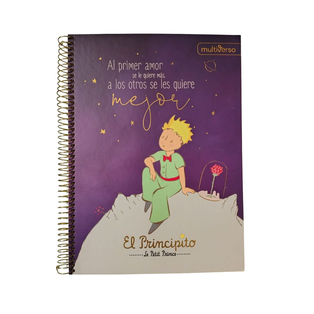 Cuadernos El Principito Carta (grande) 7mm 120hojas 2