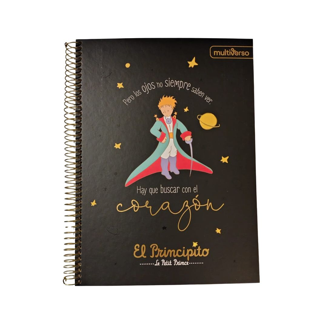 Cuadernos El Principito Carta (grande) 7mm 120hojas 4