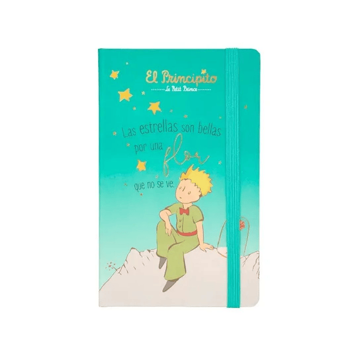 Libreta El Principito Con Elástico 13x21 Cm 96 Hojas 3