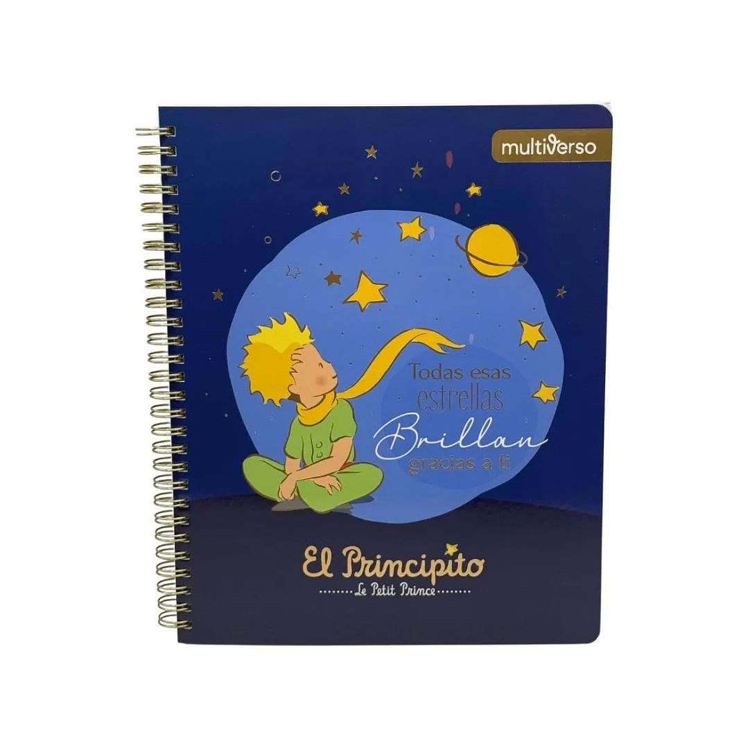 Pack 10 Cuaderno Universitario El Principito Tapa Dura 7mm 6