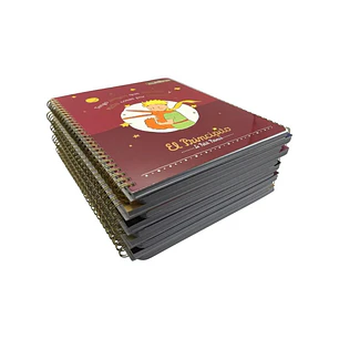 Pack 10 Cuaderno Universitario El Principito Tapa Dura 7mm