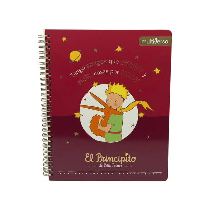 Pack 10 Cuaderno Universitario El Principito Tapa Dura 7mm 7