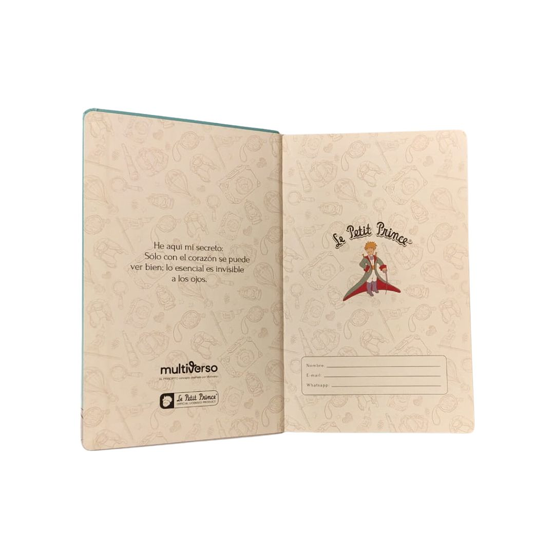 Libreta El Principito Con Elástico 13x21 Cm 96 Hojas 7