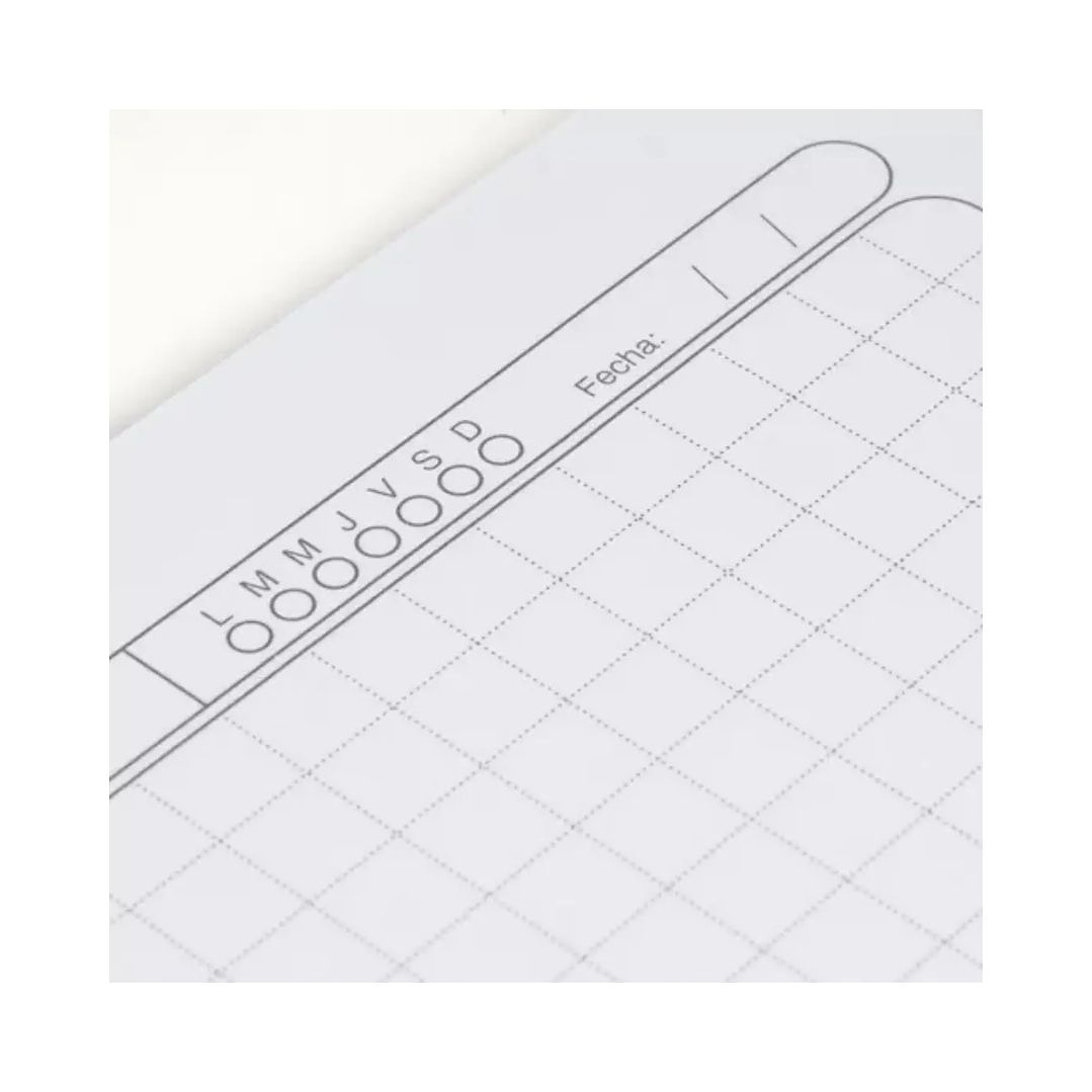 Pack 5 Cuaderno Pantone Nature Color Carta 120 Hojas 7mm 7