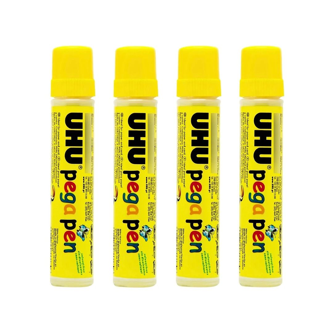 Pack 4 Pegamentos Uhu Pega Pen 50 ml 1