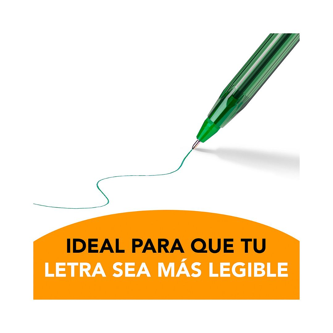 Lápices Bic Cristal Punta Ultra Fina 0,7mm 10 Unidades  4