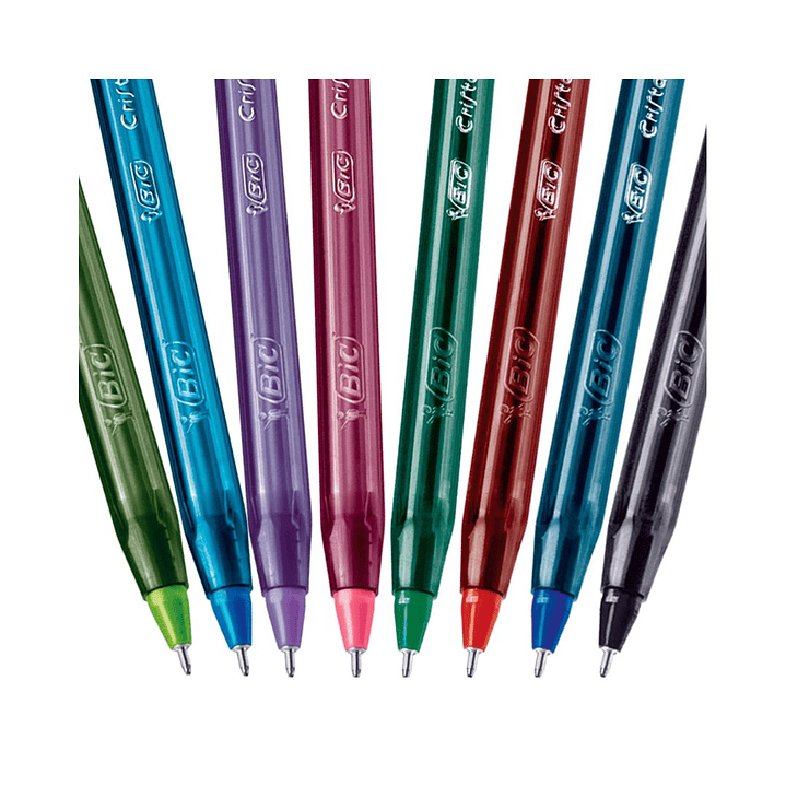 Lápices Bic Cristal Punta Ultra Fina 0,7mm 10 Unidades  3