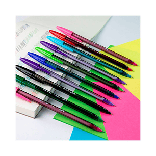 Lápices Bic Cristal Punta Ultra Fina 0,7mm 10 Unidades 