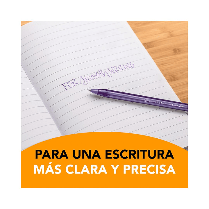 Lápices Bic Cristal Punta Ultra Fina 0,7mm 10 Unidades  6