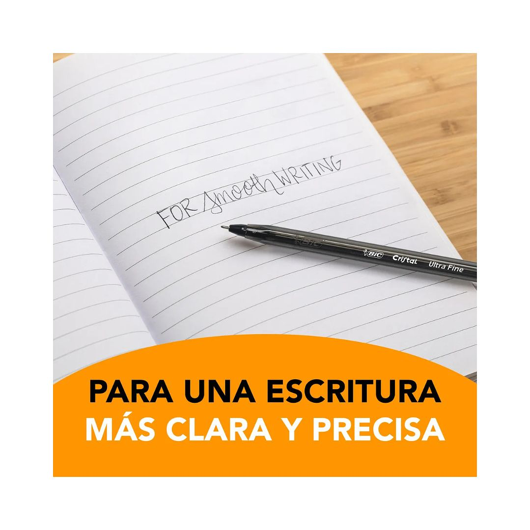 Lapices Bic Cristal Ultra Fino 0.7mm 36 unidades 7