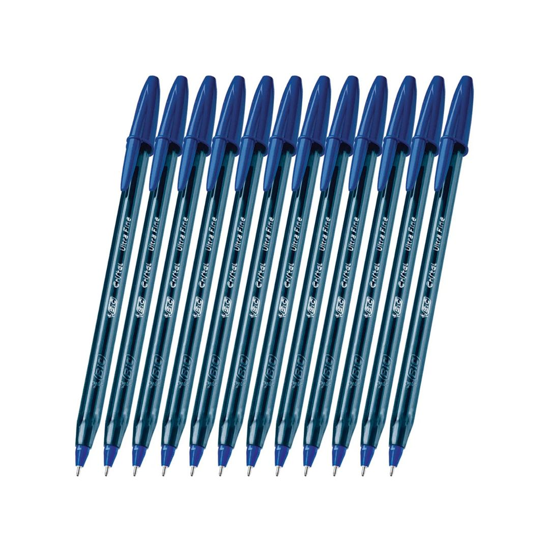 Lapices Bic Ultra Fino 0.7mm Caja 12 unidades Azul 2