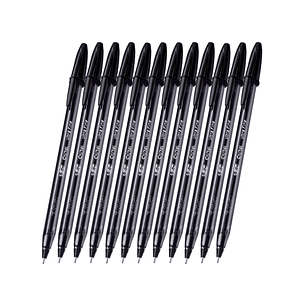 Lapices Bic Ultra Fino 0.7mm Caja 12 unidades Negro