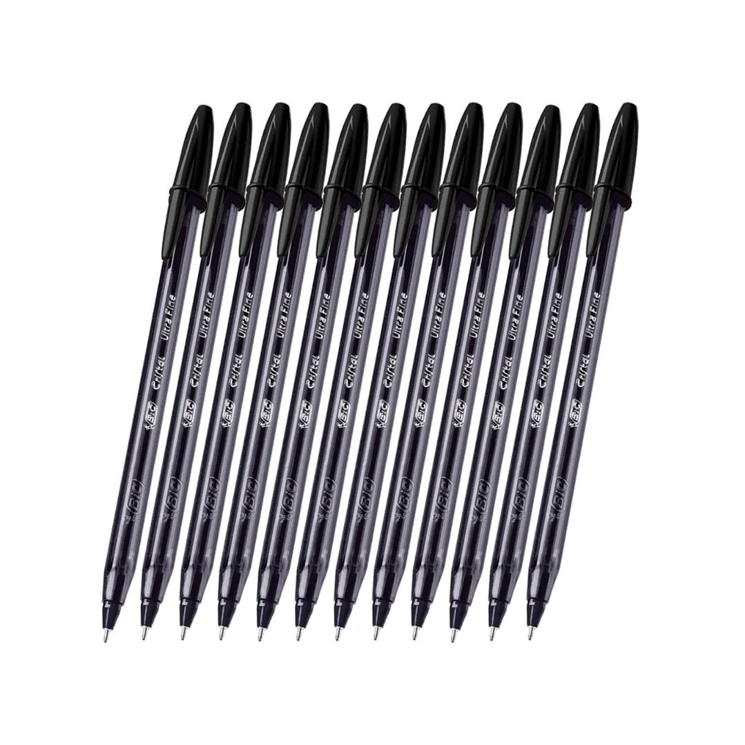 Lapices Bic Ultra Fino 0.7mm Caja 12 unidades Negro 2