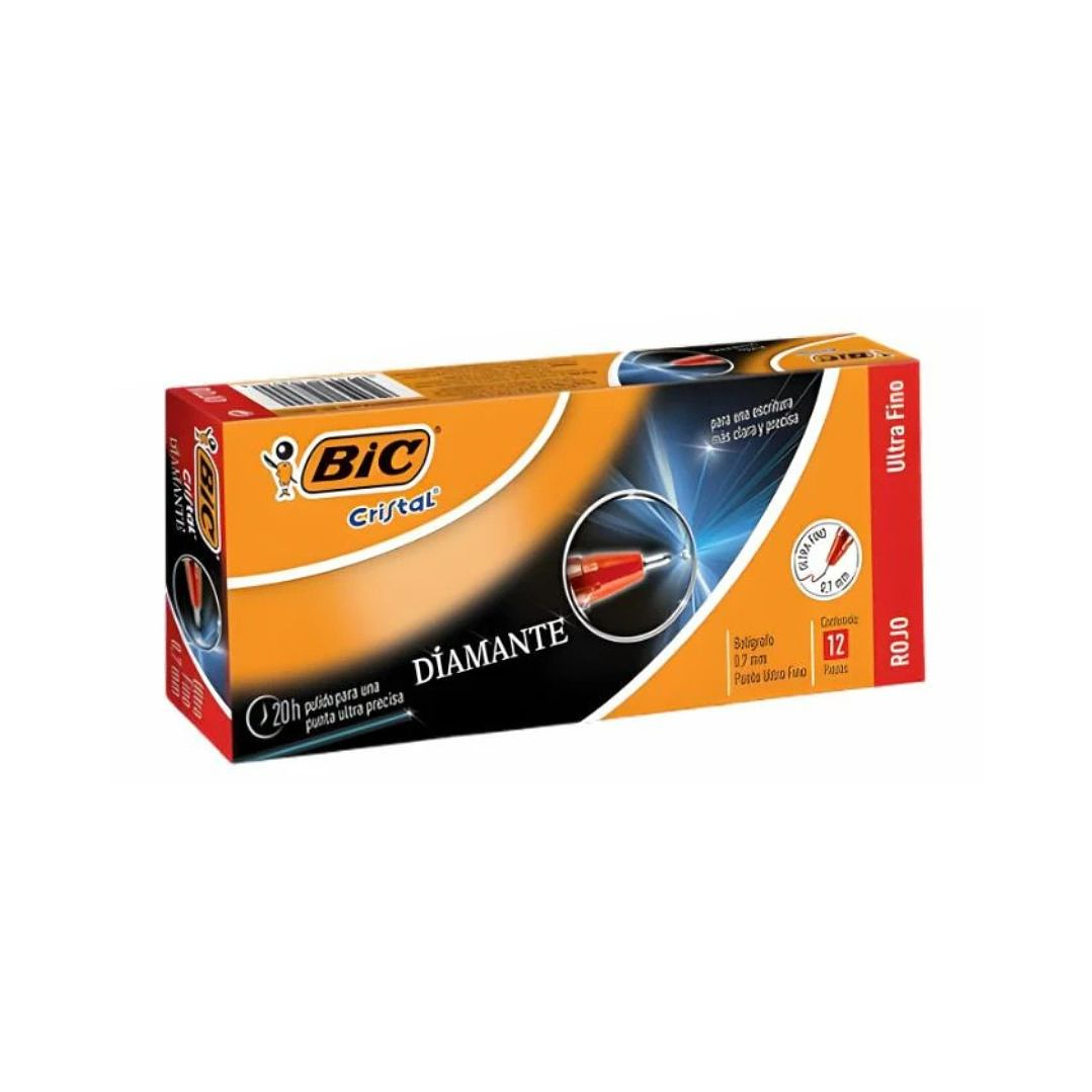 Lapices Bic Ultra Fino 0.7mm Caja 12 unidades Rojo 1