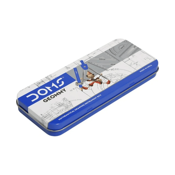 Set De Geometria Doms 9 Piezas Estuche Lata 4