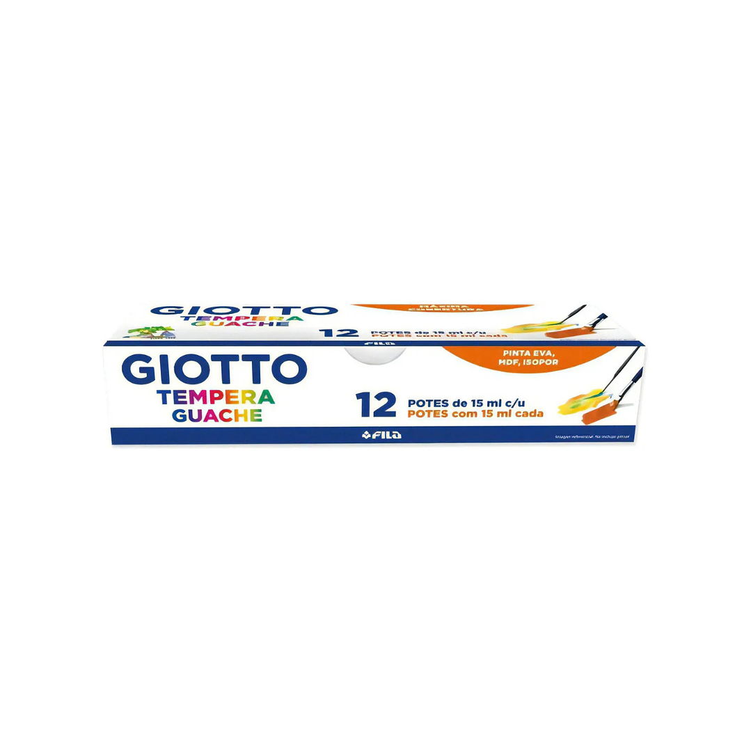 Témpera Guache Giotto 12 Colores 15ml  2