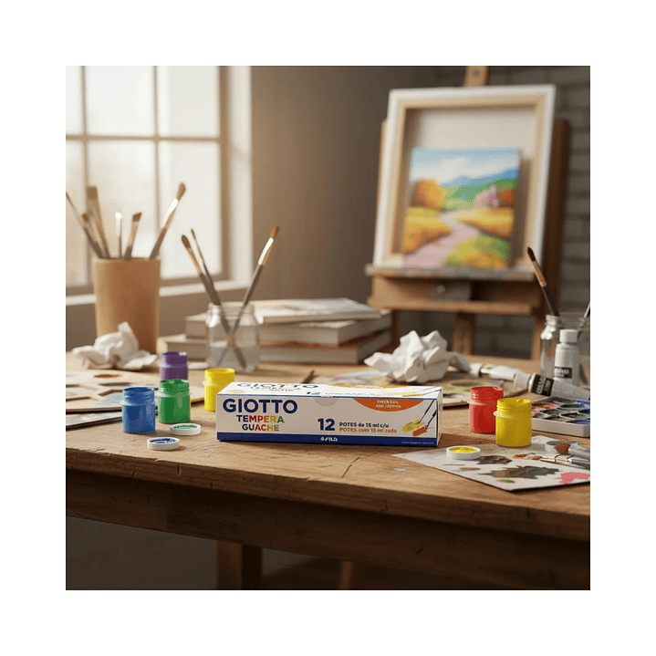 Témpera Guache Giotto 12 Colores 15ml  5