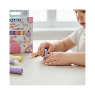 Plasticina Giotto Candy Collection 6 Unidades