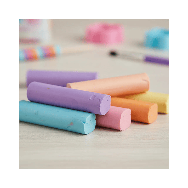 Plasticina Giotto Candy Collection 6 Unidades 3