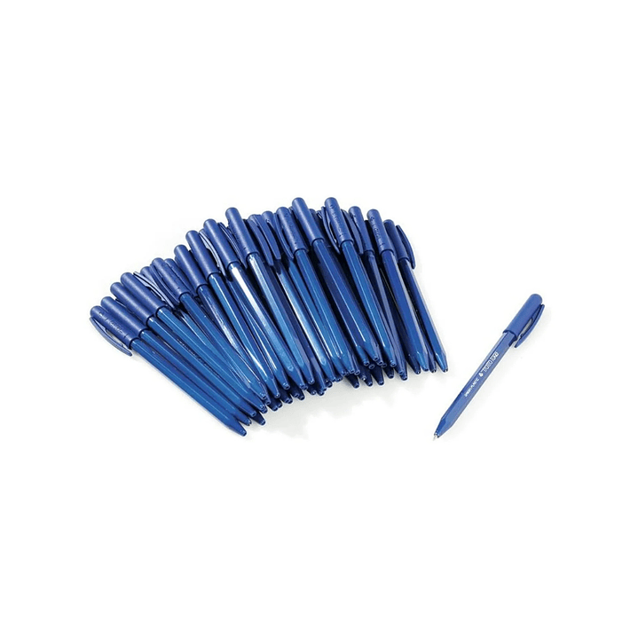 Boligrafo Pasta Azul 1.0mm Tratto Caja 50 Unidades  2