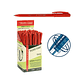 Boligrafo Pasta Rojo 1.0mm Tratto Caja 50 Unidades  - Miniatura 3