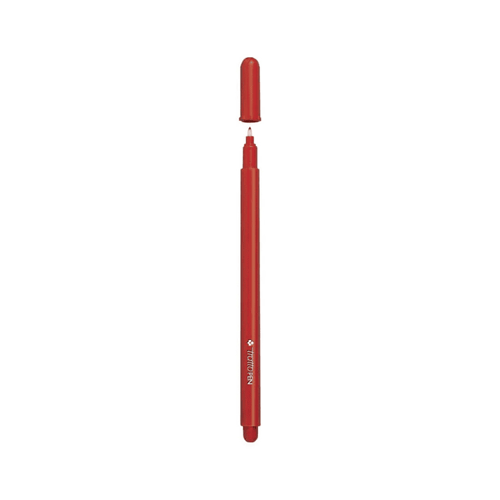 Rotulador Punta Fina sintética 0,5mm Color Rojo 12 unidades 3