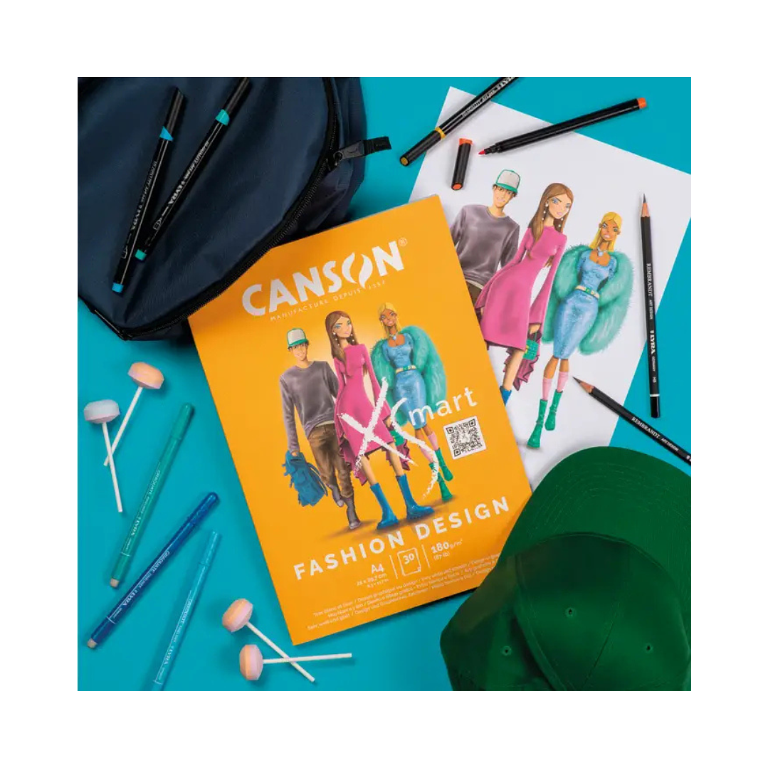 Bloc Canson XSmart Fashion Design A4 30 hojas 180gr.    4