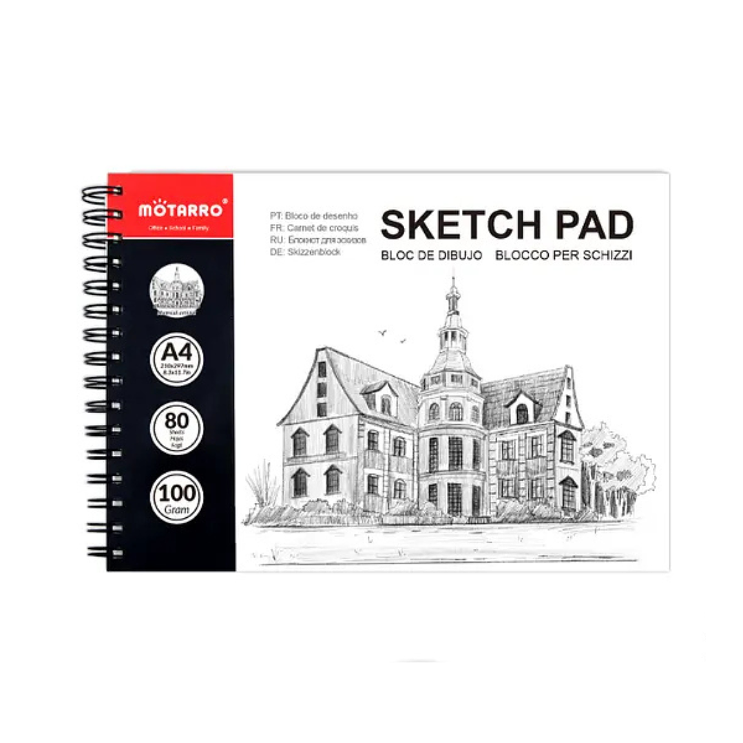 Croquera Dibujo Motarro A4 (29x21cm) 80hojas 100gr. 1