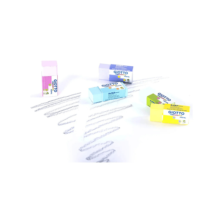 Gomas De Borrar Pastel Giotto Mini Pack De 5 Unidades 2