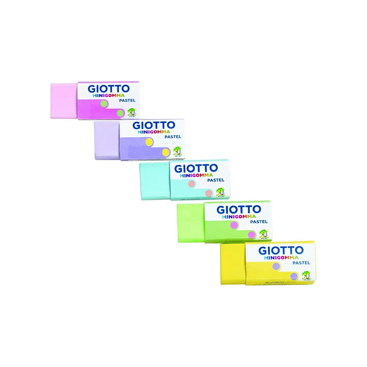 Gomas De Borrar Pastel Giotto Mini Pack De 5 Unidades 4