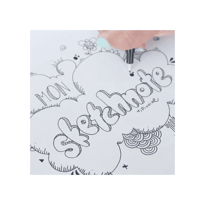 Bloc Canson XSmart Sketch & Notes A4 50 hojas 90gr.    2