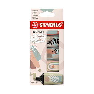 Destacadores Stabilo Boss Mini Nature Vibes 5 Colores