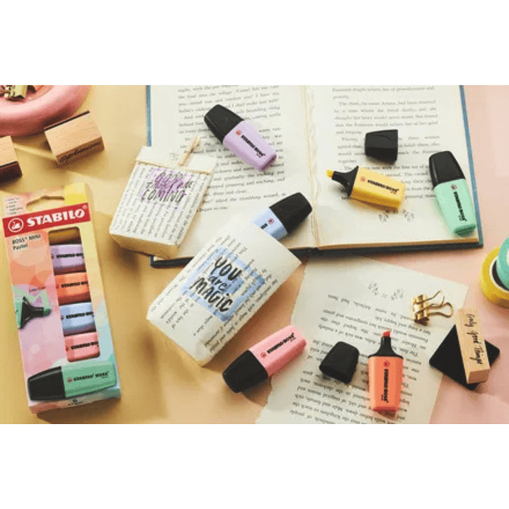 Destacadores Stabilo Boss Mini Pastel 5 Colores 5