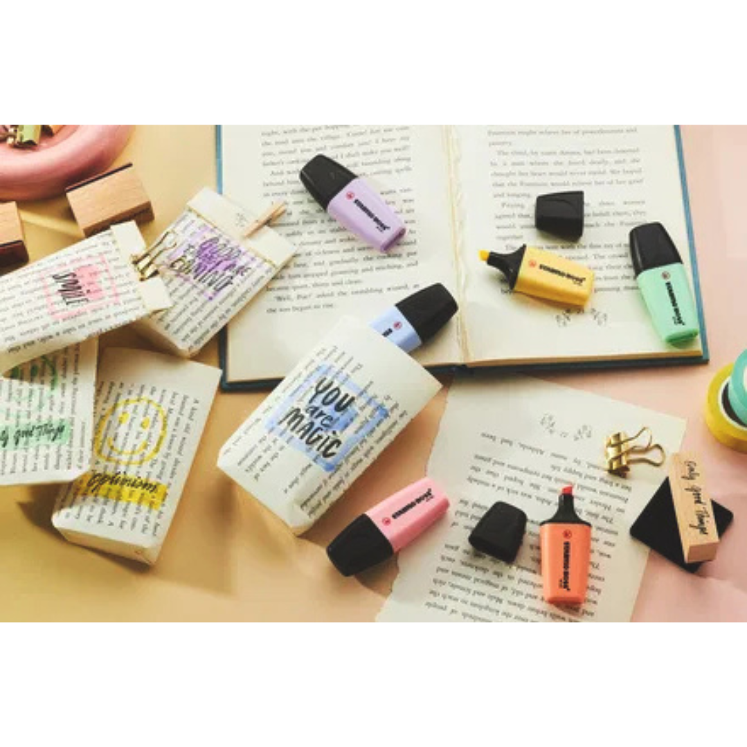 Destacadores Stabilo Boss Mini Pastel 5 Colores 6