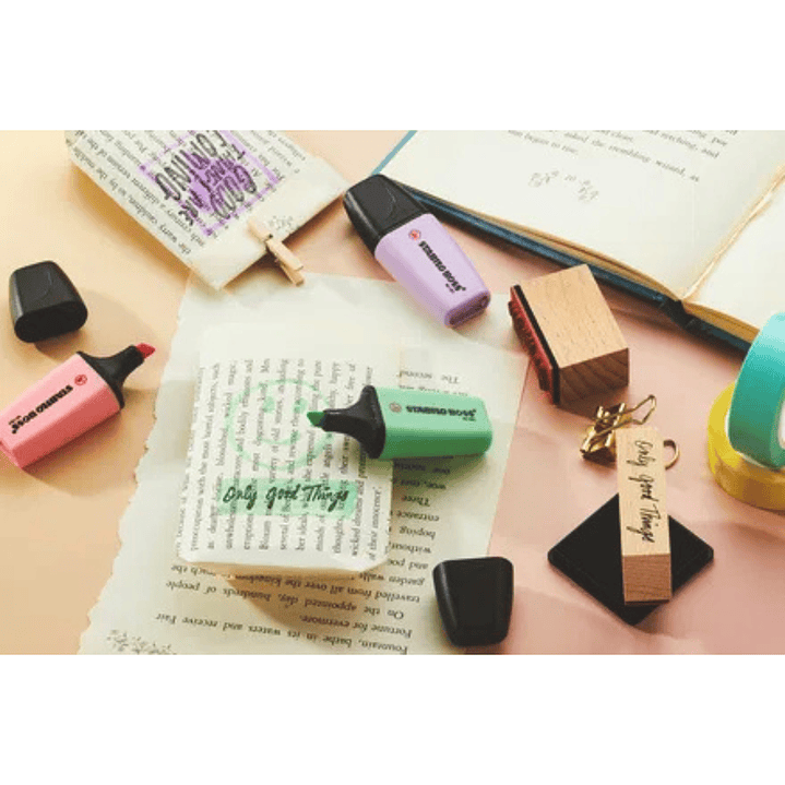 Destacadores Stabilo Boss Mini Pastel 5 Colores 7