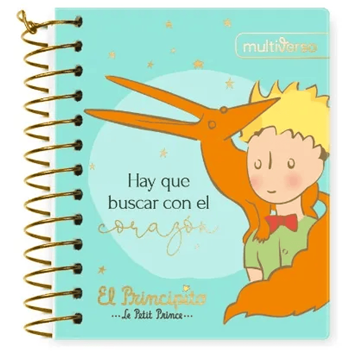 Pack 5 Cuadernos Mini Pocket El Principito 9x11cm 2