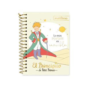 Cuadernos Pocket El Principito 100 Hojas 5mm (13,5x15cm)