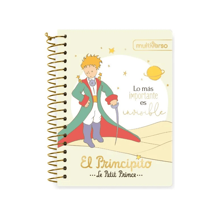 Pack 5 Cuadernos Pocket El Principito 100 Hojas 5mm 4