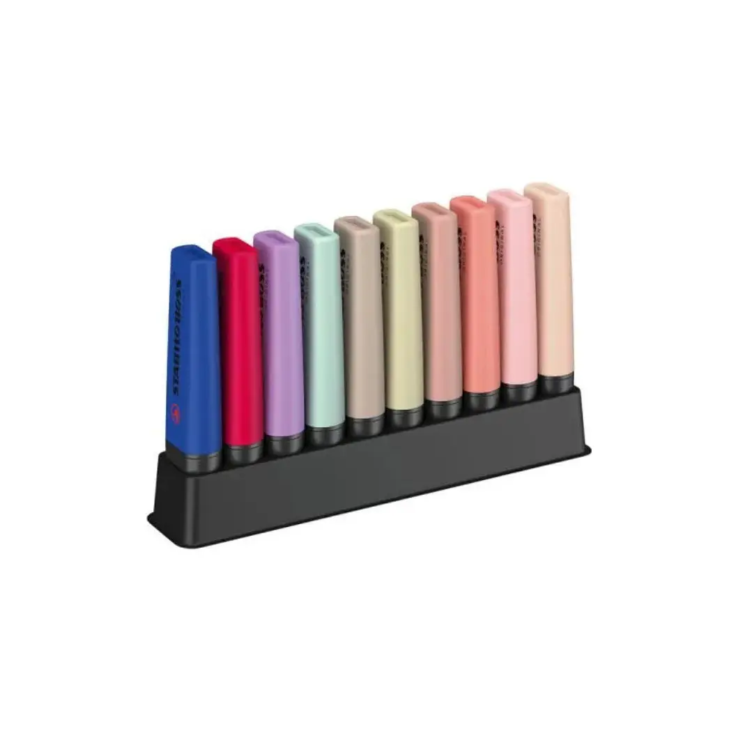 Destacadores Stabilo Boss Nature Wildflower Edition + Deskset 10 Colores 2