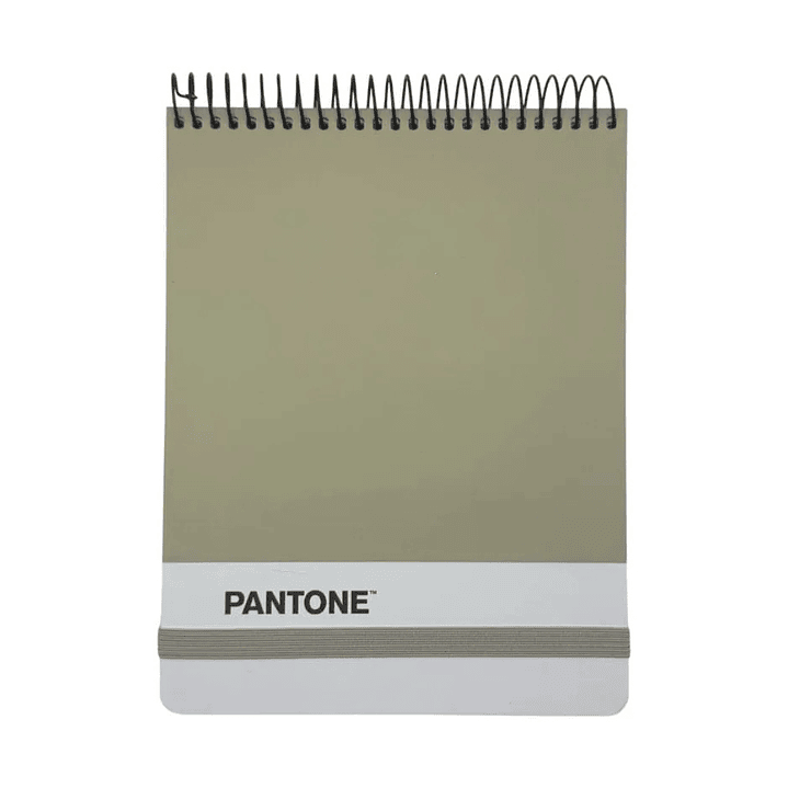 Croquera Medio Oficio Pantone Beige con Elástico 100 hojas 1