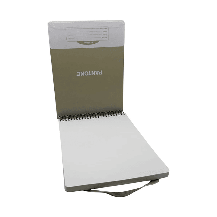 Croquera Medio Oficio Pantone Beige con Elástico 100 hojas 3