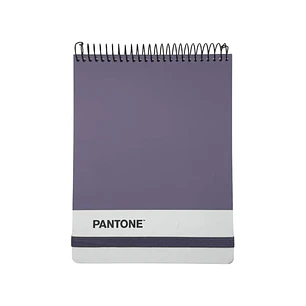 Croquera Medio Oficio Pantone Lila con Elástico 100 hojas