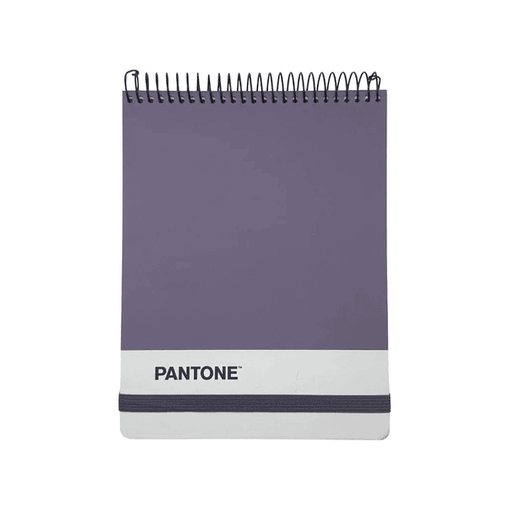 Croquera Medio Oficio Pantone Lila con Elástico 100 hojas 1