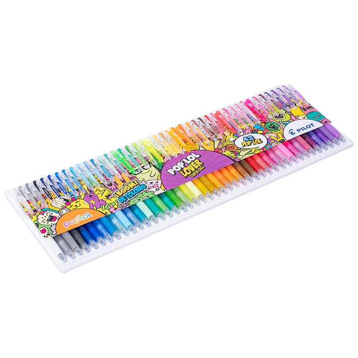 Lápiz Gel Pop'lol 0.7mm Pilot Set 42 Colores 1