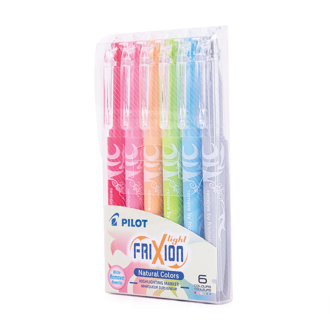 Set Destacadores Frixion Light 6 colores Natural 2