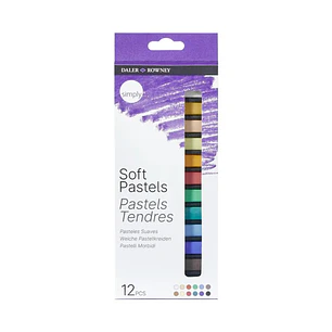 Barras Pasteles Suaves Simply Daler Rowney 12 Colores