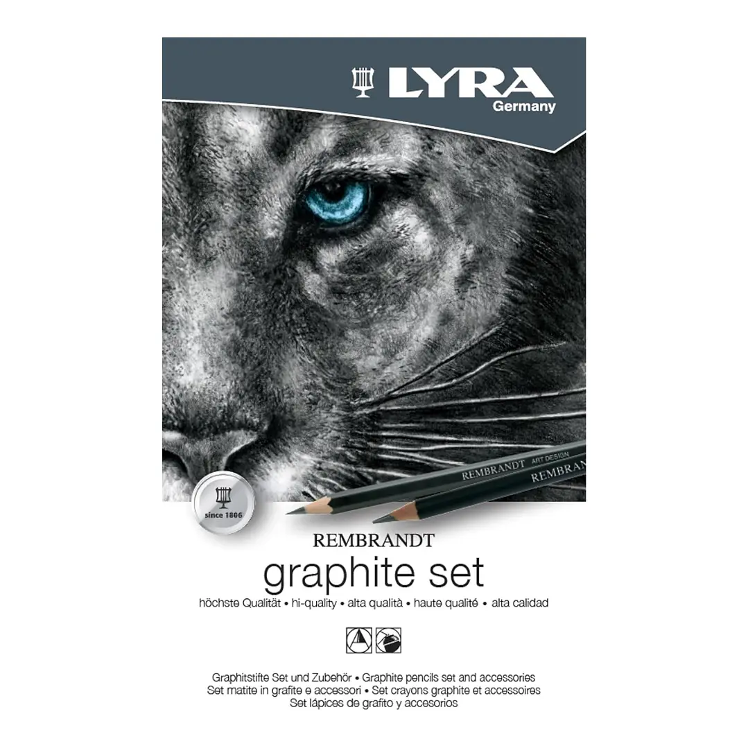 Lápices Gráfito Lyra Rembrant Set 11 piezas   1