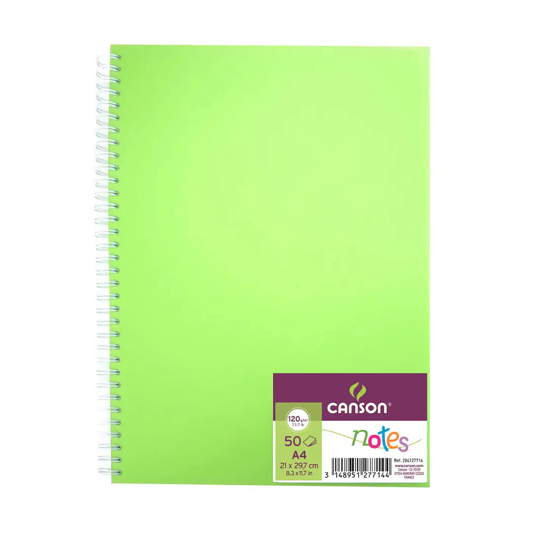 Cuaderno Dibujo Canson Notes A4 21x29,7cm 120gms 50 hojas  4